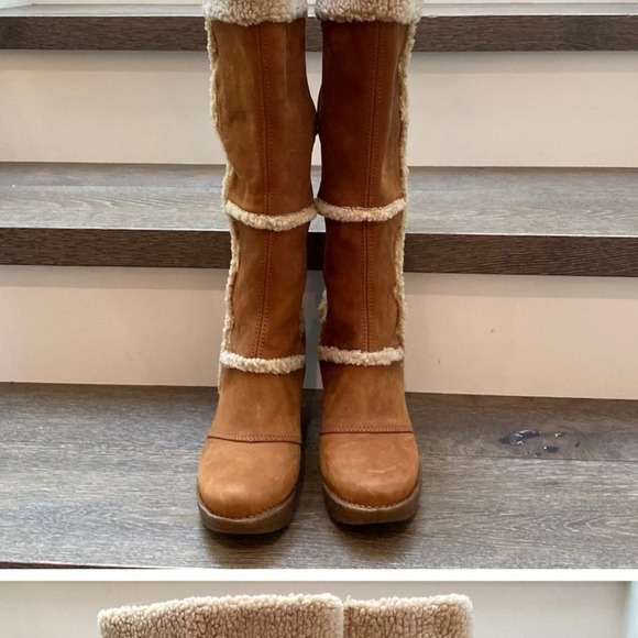 Art company (Art Company Amsterdam) Sherpa lined boots worn less than 3 hrs 6.5 - Picture 5 of 10